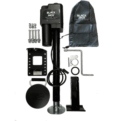 Black Jack Master 12V Electric Automatic Trailer Jack with Clamp