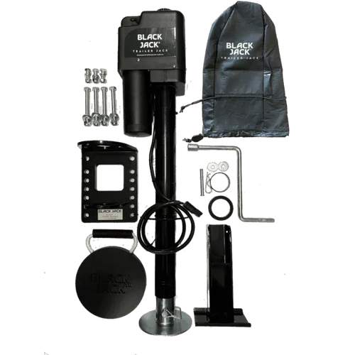 Black Jack Master 12V Electric Automatic Trailer Jack with Clamp