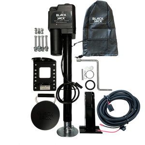 Black Jack Master 12V Electric Automatic Trailer Jack with Clamp