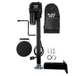 Mini Black Jack 12V Electric Trailer Jack and Folding Foot