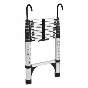 TRA 2.6m Portable telescopic ladder with Hooks and carry bag