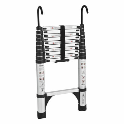 TRA 3.2m Portable telescopic ladder with Hooks carry bag
