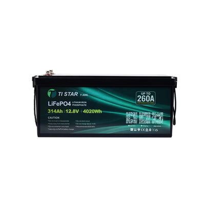TiStar Smart BMS Long 12.8V 300/314Ah Lithium Battery with Bluetooth