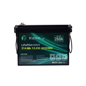 TiStar Smart BMS 12.8V 300/314Ah Lithium Battery with Bluetooth