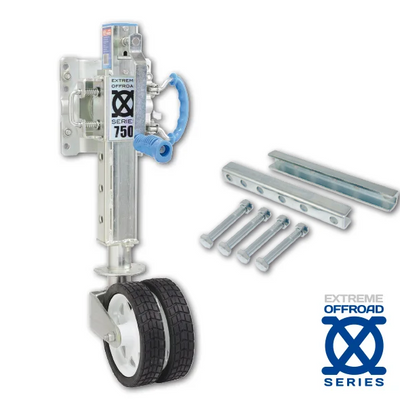 Ark XO 750 Extreme Off Road Jockey Wheel ORJW750 Caravan Camper Boat Horse Float