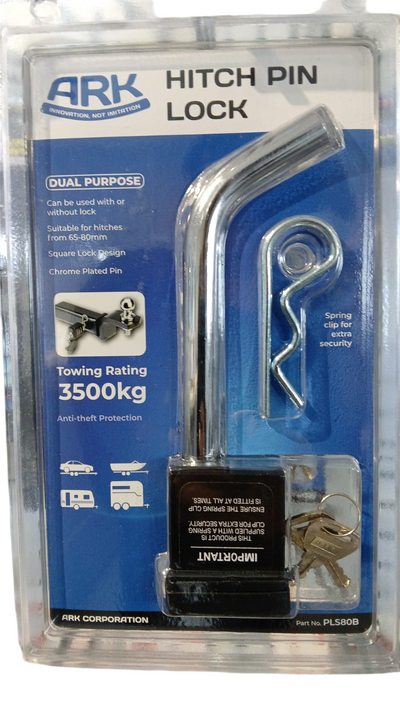 Ark Locking Hitch Pin + Linch Pin