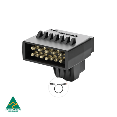 Elecbrakes Flat Plug (12 Pin Male/Female)