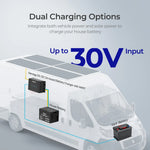 Renogy DCC30S 12V 30A Dual Input DC to DC Battery Charger with MPPT