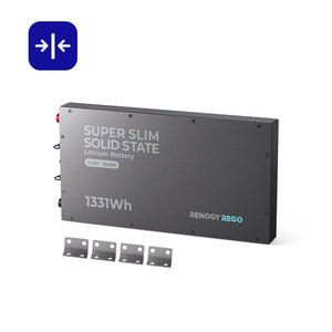 Renogy 12.8V 104Ah Super Slim Slimline Lithium Iron Phosphate Battery | Rego Series