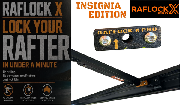 Raflock Insignia Edition  X Pro Black Centre Rafter Mount / Installer