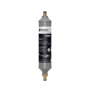Puretec Inline Water Filter for Caravan & RV's Brass Fittings