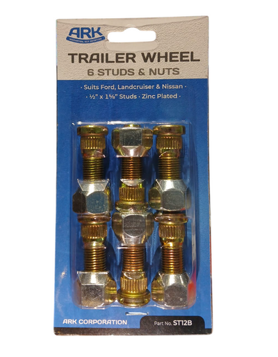 ARK 6 Wheel Studs & Nuts ST12B