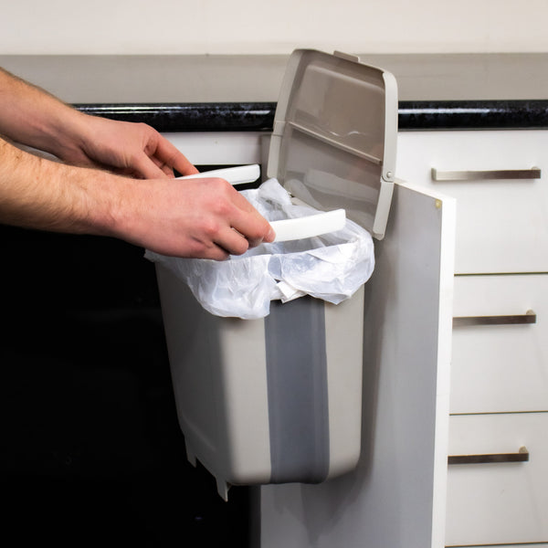 Supex Collapsible Rubbish Bin 8.5L With Lid