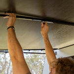 2 x Supex Black Curved Awning Roof Rafter Acute Curve