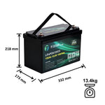 TiStar Smart BMS 12.8V 150/156Ah Lithium Battery with Bluetooth
