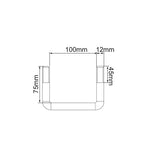 Ark Jockey Wheel U Bolt Set - Swivel, 100 x 50mm