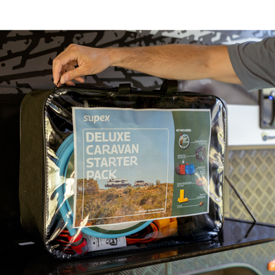 Supex Essentials Camper, RV, Caravan Accessory Deluxe Pack 11pc Kit dcsp