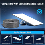 100FT/ 30M Starlink Gen 3 Cable for Starlink Standard Generation 3