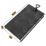 RV Truma Cowl Cover Black Checker Aluminum Universal Flue Vent Truma Hotwater AU
