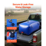 Water Storage Bladder 240L Large Capacity Water Bag, Portable & Collapsible Soft Waters Container, Leakproof & Tear-Resistant PVC Emergency Waters Storage Tank for RV Truck & Outdoor Use