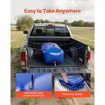 Water Storage Bladder 240L Large Capacity Water Bag, Portable & Collapsible Soft Waters Container, Leakproof & Tear-Resistant PVC Emergency Waters Storage Tank for RV Truck & Outdoor Use