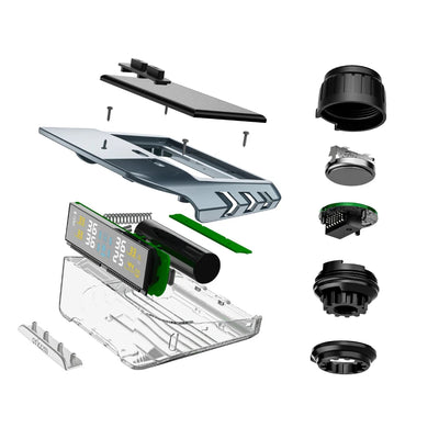 ORICOM TPMS10-10E Tyre Pressure Monitoring System Incl. 10 External Sensors with APP Control Settings