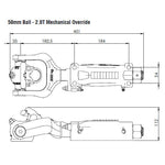 ALKO 2T Override disc brake Off Road Ball Coupling
