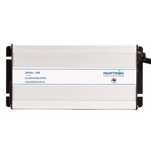 Amptron AC-DC 24V 10A Lithium LiFePO4 Battery Charger
