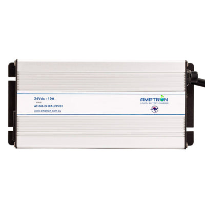 Amptron AC-DC 24V 10A Lithium LiFePO4 Battery Charger
