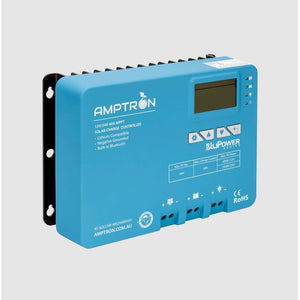 Amptron BluPower 12V 24V 40A MPPT Controller Lithium Profile