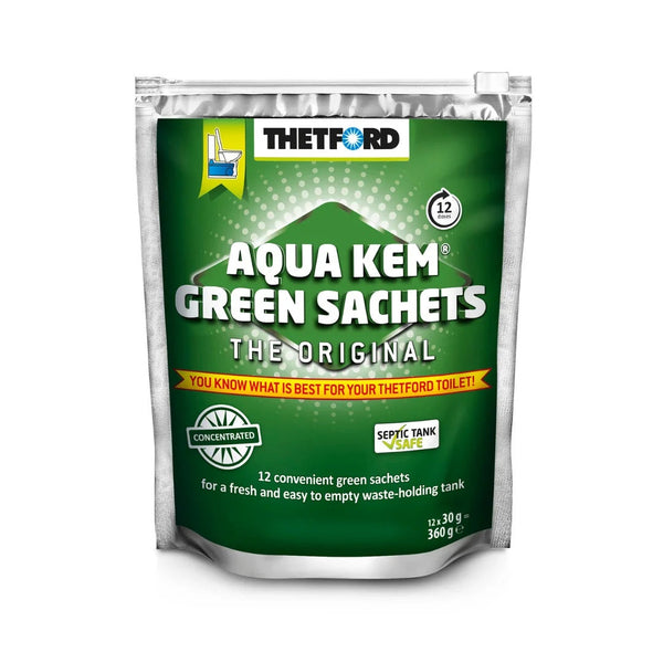 THETFORD AQUA KEM GREEN SACHETS – 12PK
