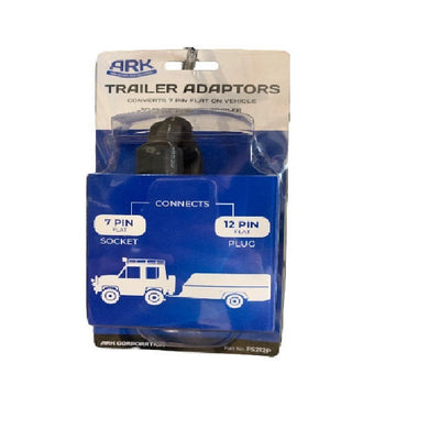 ARK TRAILER ADAPTOR CONNECTS 12 PIN FLAT TO 7 PIN FLAT FS212P