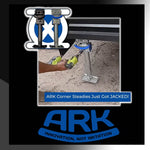 Ark XO 850mm Corner Steady Leg Drill Driven Lift Jack 875kg - 4 PACK