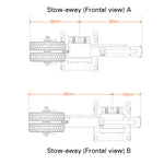 Ark XO 750 Extreme Off Road Jockey Wheel ORJW750 Caravan Camper Boat Horse Float