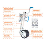 Ark XO 750 Extreme Off Road Jockey Wheel ORJW750 Caravan Camper Boat Horse Float