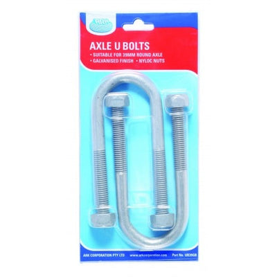 Ark U-bolt 39mm x 120mm Set of 2
