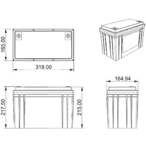 Enerdrive ePOWER B-TEC 12V 125Ah G2 Lithium Battery + DC2DC 40A Charger