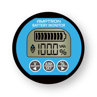 AMPTRON 500A Coulometer Battery Monitor With Bluetooth