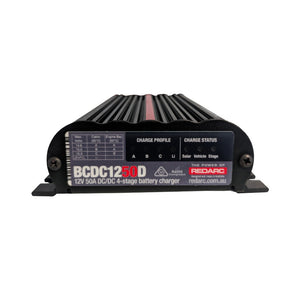 Redarc BCDC1250D 50 Amp DC to DC Battery Charger MPPT Solar Input