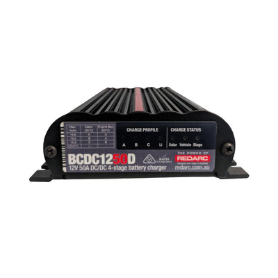 Redarc BCDC1250D 50 Amp DC to DC Battery Charger MPPT Solar Input
