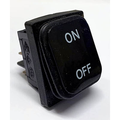 Compact ON-OFF light switch for Black Jack trailer jack installation