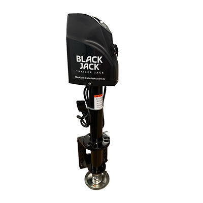 Black Jack 12V Electric Automatic Trailer Jack with Clamp(No wiring kit, just connect to an Andersen plug)