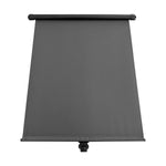 Closed view of skylight blind blocking sun in RV