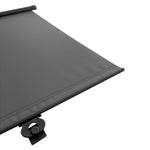 Low-profile caravan skylight blind – dark grey finish