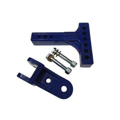 Lovells LSP 5.5T Blue Short Shank 22mm tow tongue Adjustable drop hitch Towing