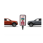 Brake controller dashboard unit with display