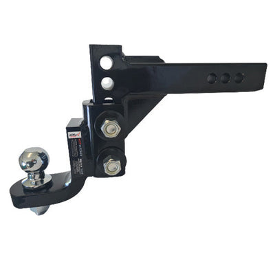 Brutus 3.5T Adjustable Hitch 3" Drop Rise with 50mm Tow Ball & Lock