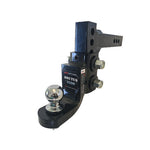 Brutus 3.5T Adjustable Hitch 3" Drop Rise with 50mm Tow Ball & Lock