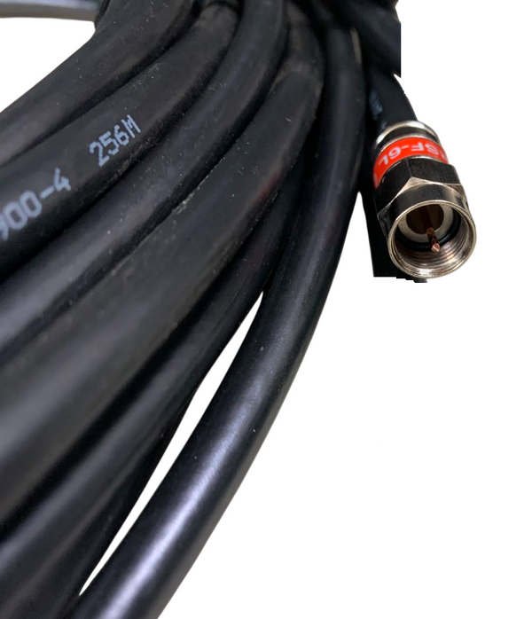 1.5m RG6 F-Type Quad Shield Quality Coaxial Cable With Crimped Connectors.