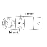 Ark CSA32Z 3-Hole 50mm Coupling 2000kg Rated